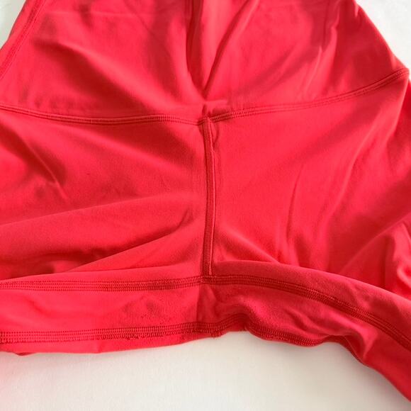 Lululemon Align Super-High-Rise Pant 28" Love Red Neon Coral Size 8 Yoga Gym - Picture 5 of 6